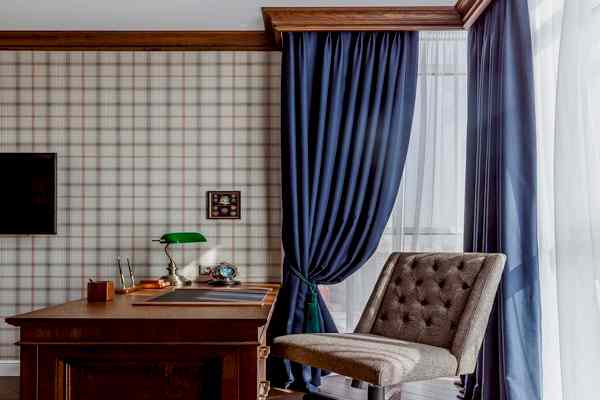 Пошив штор на заказ. Кабинет, офис.