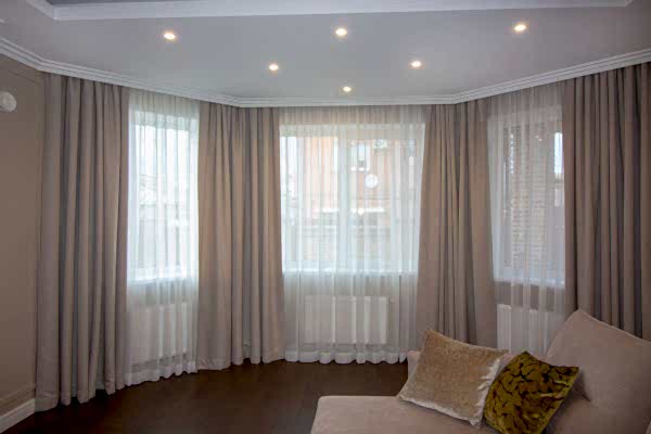 Шторы Алматы. Гостиная (зал)