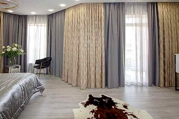 Шторы Алматы. Спальня.