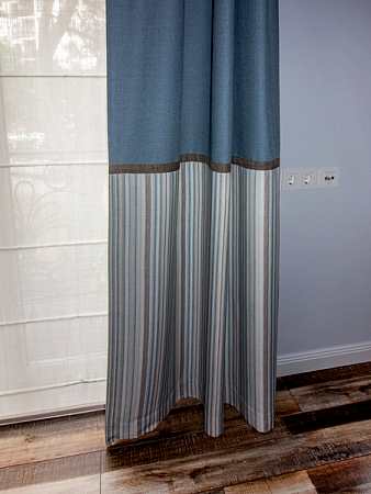 Римские шторы в спальню и портьеры