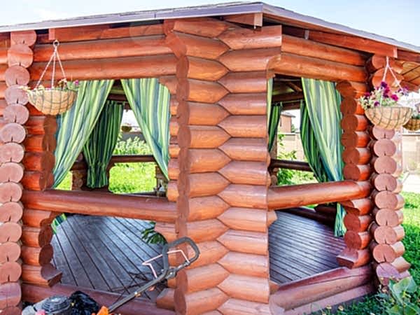 Шторы в беседку