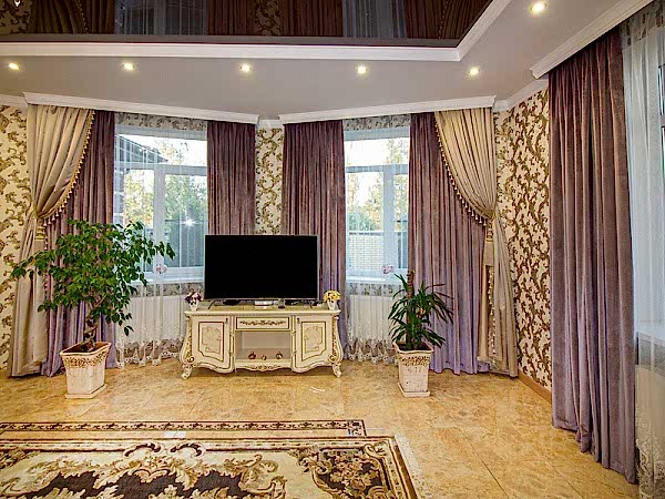 Шторы из бархата классические