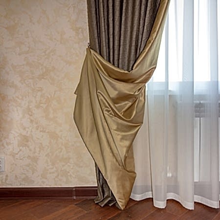 Шторы на подкладе в гостиную