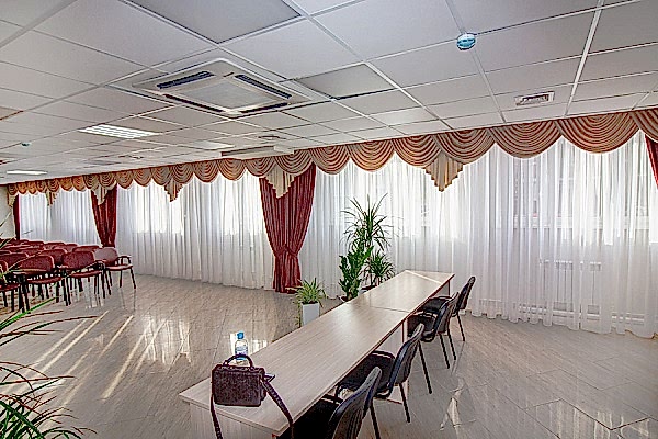 Шторы с ламбрекеном в конференц зал