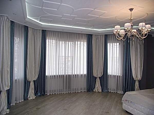 Шторы в спальню классика