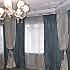 Шторы в эркер спальни классика