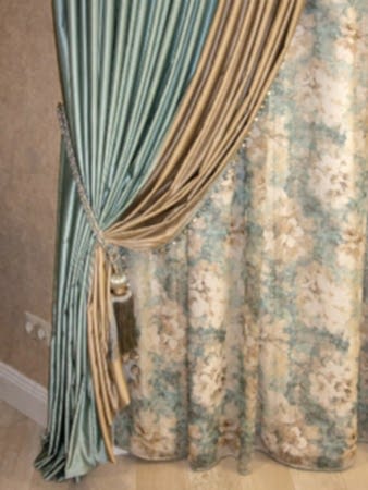 Шторы в эркер на кухню