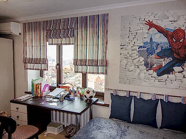 Римские шторы для детской