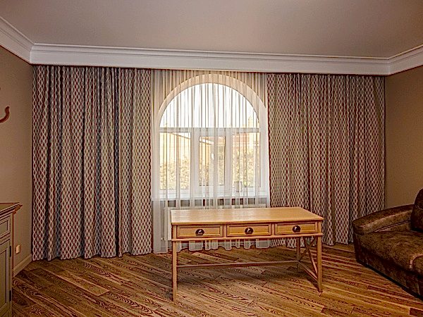 Шторы для детской из итальянской ткани с геометрией