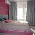 Яркая спальня цвета фуксии