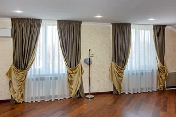 Шторы на подкладе в гостиную