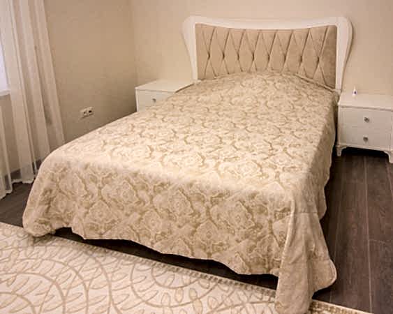 Покрывало из хлопкового жаккарда для спальни