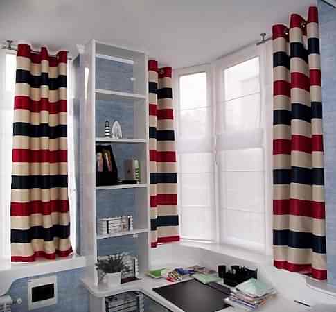 Римские шторы в детскую морская тема