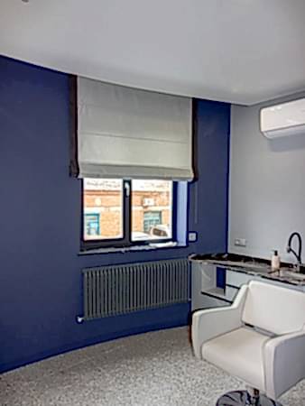 Римские шторы в салон по наращиванию волос