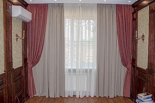 Шторы в кабинет из коллекции Кашемир