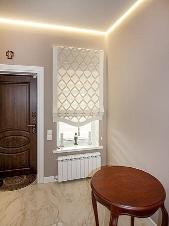 Римские шторы с фигурным низом