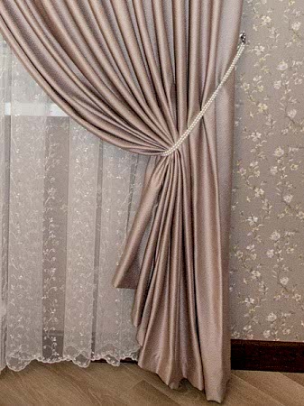 Шторы с бусинами